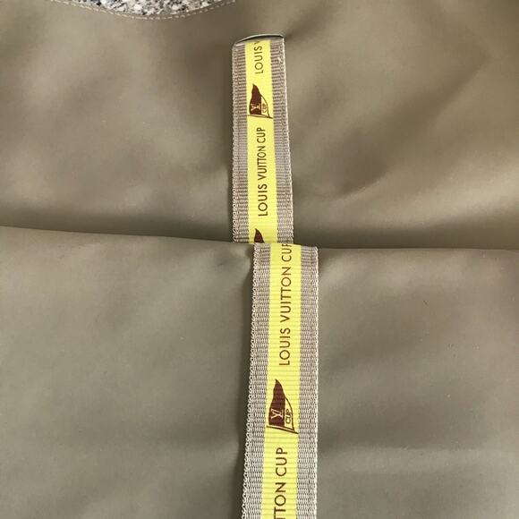 Louis Vuitton 2003 Gray LV Cup Limited Edition Vinyl Shopper Purse - Picture 6 of 8